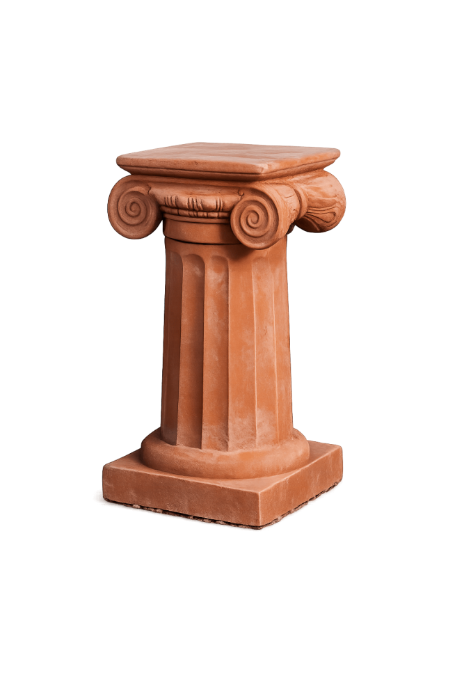 Preview: Colonne décorative en terre cuite d’Impruneta – élégance classique et charme méditerranéen